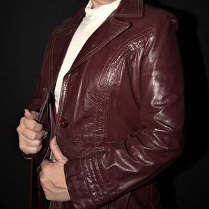 Burgundy Long Jacket